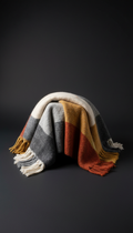 Contemporary Wool Throw Blanket