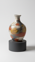 Hand-thrown Ceramic Vase With Matte Glaze